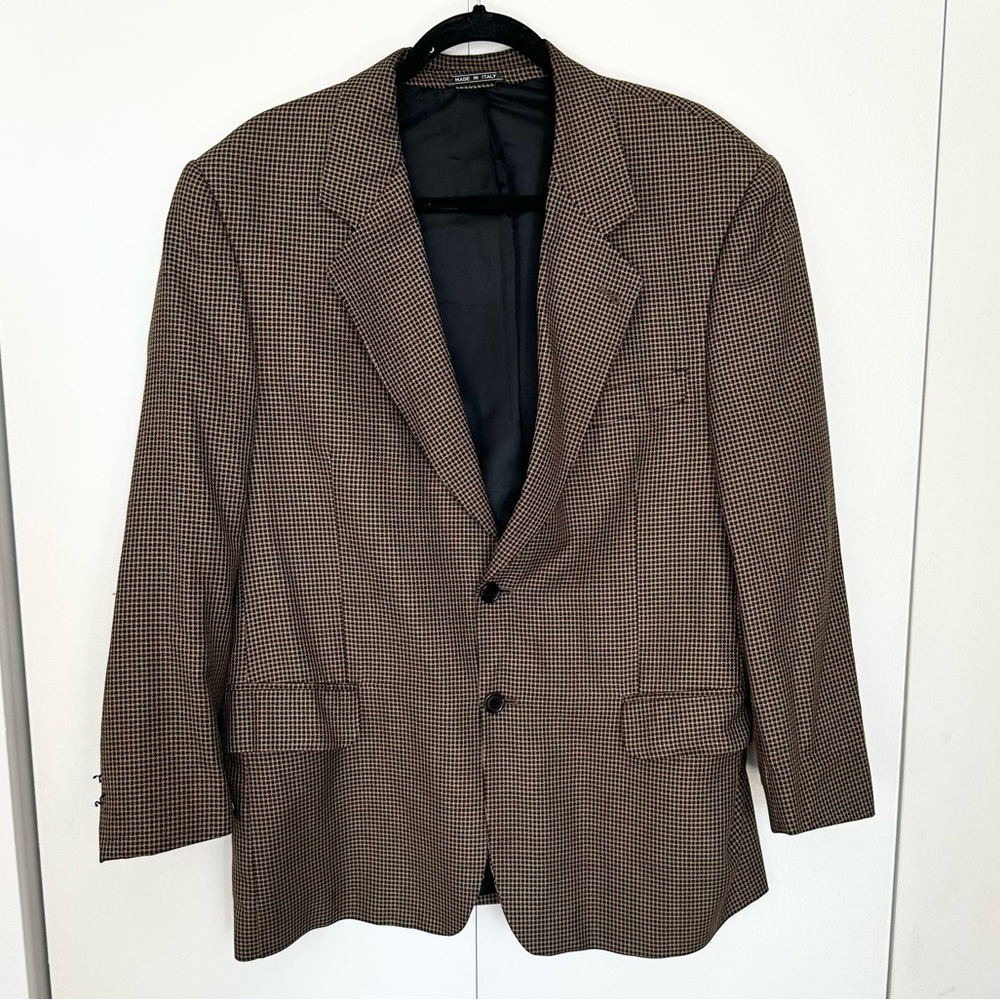 Vintage Oversized Houndstooth Blazer